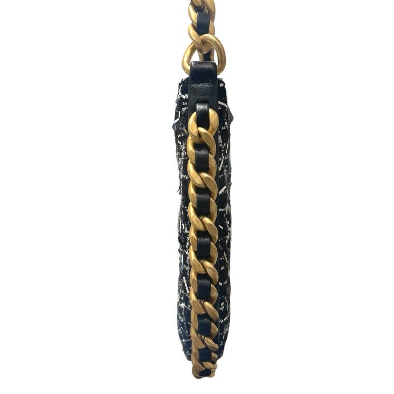 シャネル CHANEL スモールホーボーバッグ AS4378  ツイード レディース ショルダーバッグ シャネル CHANEL スモールホーボーバッグ AS4378 ツイード レディース
