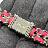 シャネル CHANEL プルミエールロック M-L ホワイトシェル H6360 ホワイト×ピンク SS レディース 腕時計