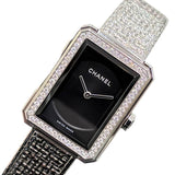 シャネル CHANEL ボーイフレンド ツイード H4877 SS レディース 腕時計