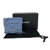 シャネル CHANEL CHANEL22ミニ AS3980 ブルー シルバー金具 デニム レディース ショルダーバッグ
