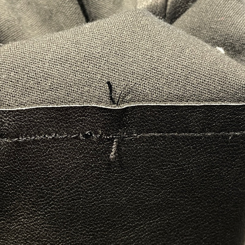 ルイ・ヴィトン LOUIS VUITTON レザースキニーパンツ FFLP01 ブラック ラムスキン レディース パンツ