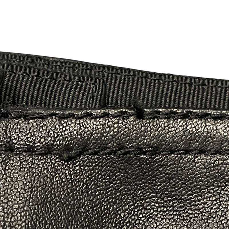 ルイ・ヴィトン LOUIS VUITTON レザースキニーパンツ FFLP01 ブラック ラムスキン レディース パンツ