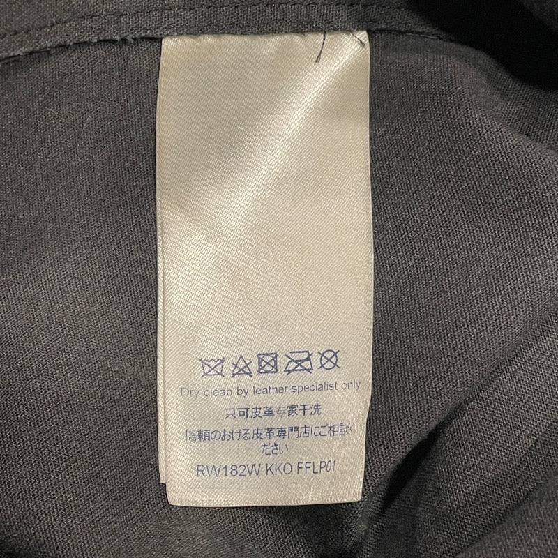 ルイ・ヴィトン LOUIS VUITTON レザースキニーパンツ FFLP01 ブラック ラムスキン レディース パンツ