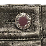 ルイ・ヴィトン LOUIS VUITTON レザースキニーパンツ FFLP01 ブラック ラムスキン レディース パンツ