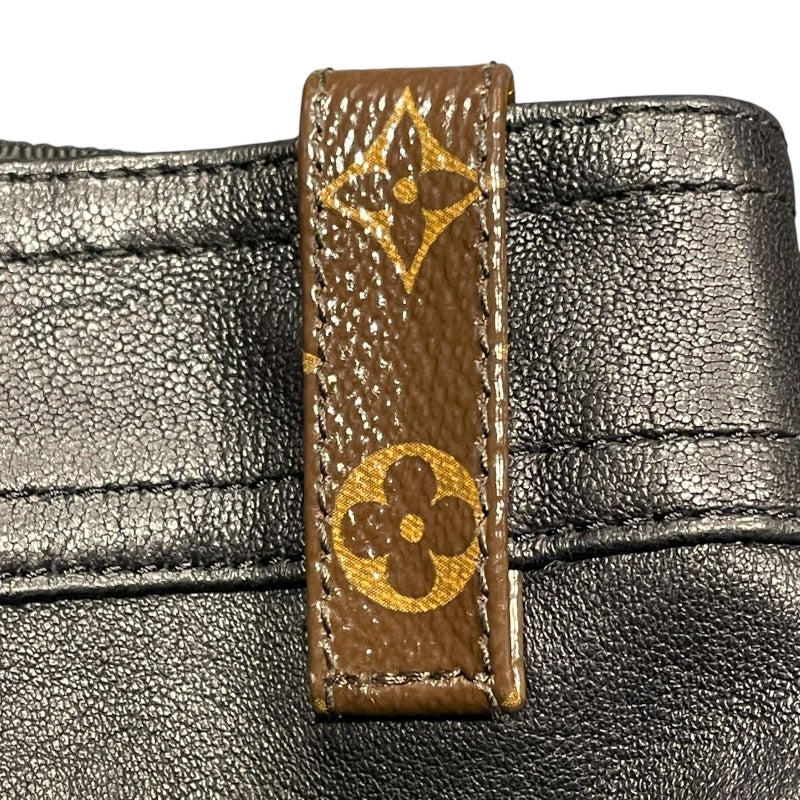 ルイ・ヴィトン LOUIS VUITTON レザースキニーパンツ FFLP01 ブラック ラムスキン レディース パンツ
