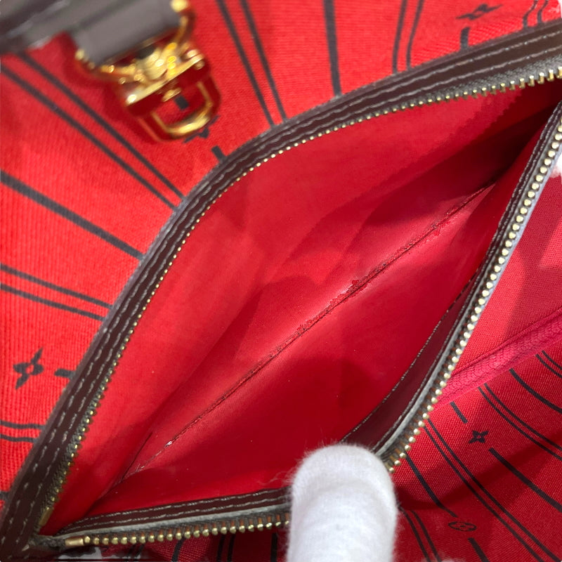 ルイ・ヴィトン LOUIS VUITTON ネヴァーフルPM N51109 エベヌ ダミエ・キャンバス/レザー レディース トートバッグ