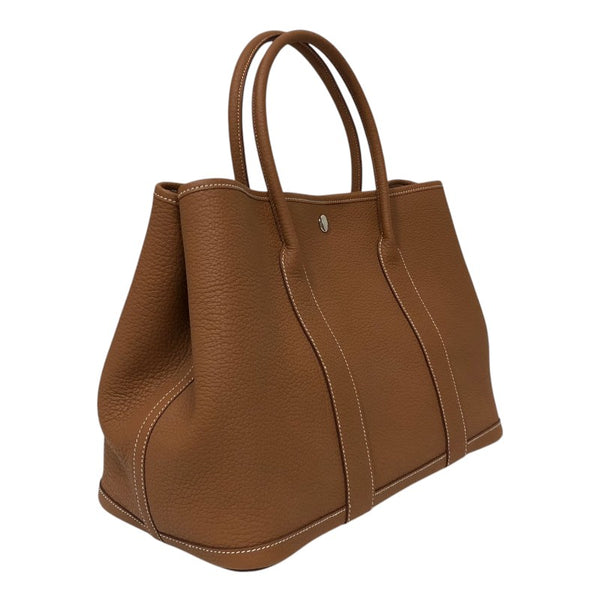 エルメス HERMES ガーデンパーティPM D刻 ゴールド シルバー金具 ネゴンダ レディース トートバッグ