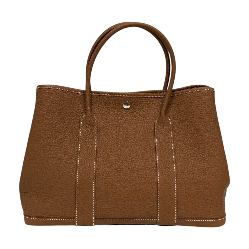 エルメス HERMES ガーデンパーティPM D刻 ゴールド シルバー金具 ネゴンダ レディース トートバッグ