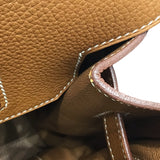 エルメス HERMES バーキン35 ゴールド トゴ レディース ハンドバッグ