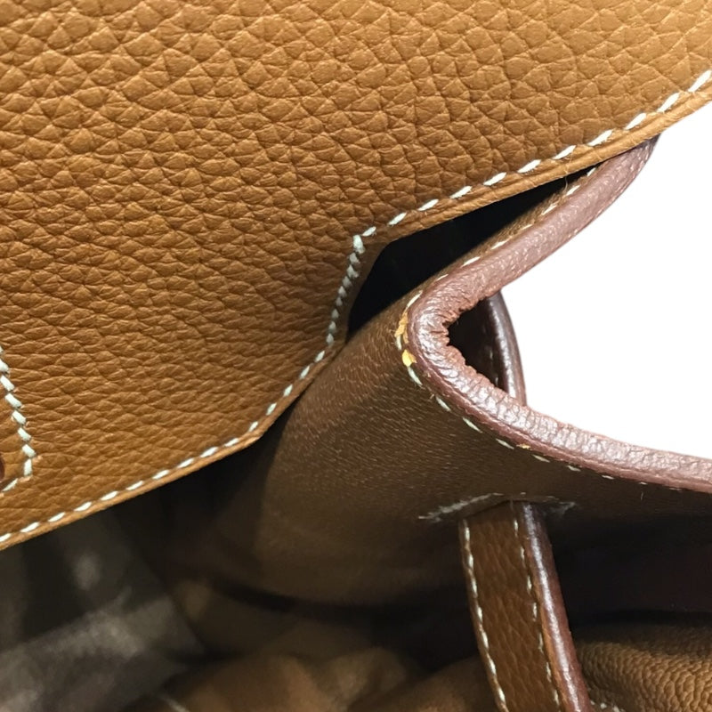 エルメス HERMES バーキン35 ゴールド トゴ レディース ハンドバッグ