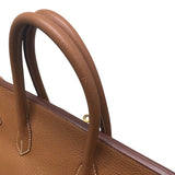 エルメス HERMES バーキン35 ゴールド トゴ レディース ハンドバッグ