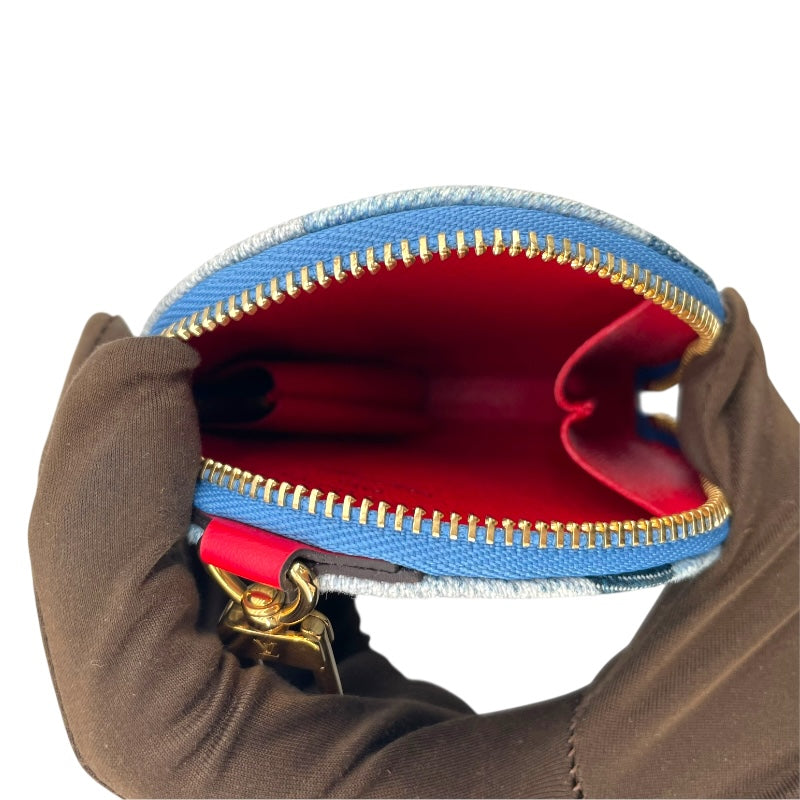 ルイ・ヴィトン LOUIS VUITTON ミュルティ・ポシェット・アクセソワ―ル M44990 ブルー モノグラム・デニム レディース ショルダーバッグ