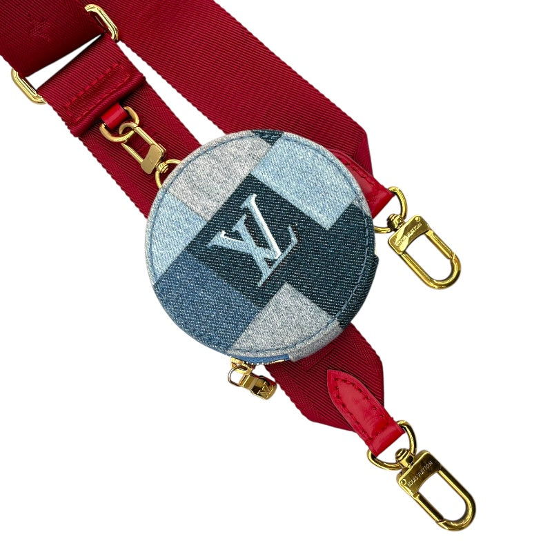 ルイ・ヴィトン LOUIS VUITTON ミュルティ・ポシェット・アクセソワ―ル M44990 ブルー モノグラム・デニム レディース ショルダーバッグ