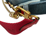 ルイ・ヴィトン LOUIS VUITTON ミュルティ・ポシェット・アクセソワ―ル M44990 ブルー モノグラム・デニム レディース ショルダーバッグ