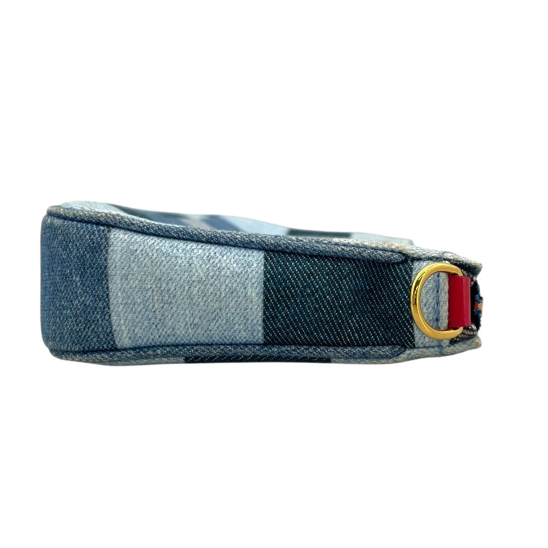 ルイ・ヴィトン LOUIS VUITTON ミュルティ・ポシェット・アクセソワ―ル M44990 ブルー モノグラム・デニム レディース ショルダーバッグ