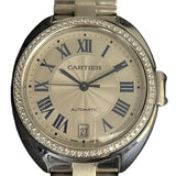 カルティエ Cartier クレ ドゥ カルティエ 35 WJCL0007 K18ホワイトゴールド 自動巻き ユニセックス 腕時計