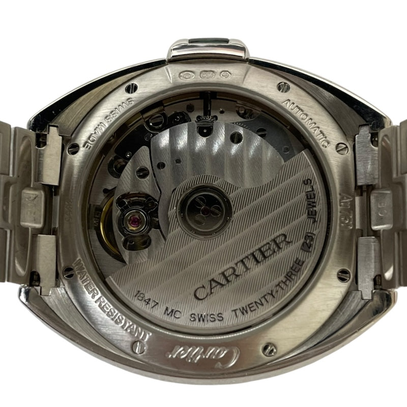 カルティエ Cartier クレ ドゥ カルティエ 35 WJCL0007 K18ホワイトゴールド 自動巻き ユニセックス 腕時計