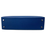 エルメス HERMES ミニケリー2 タッチ W刻 ブルーマリン/SV金具 アリゲーター・マダム レディース ショルダーバッグ
