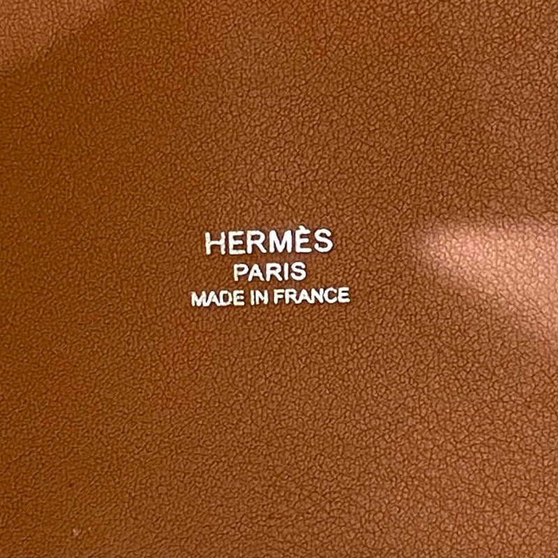 エルメス HERMES アンビエPM B刻 ブラウン トワル レディース ショルダーバッグ