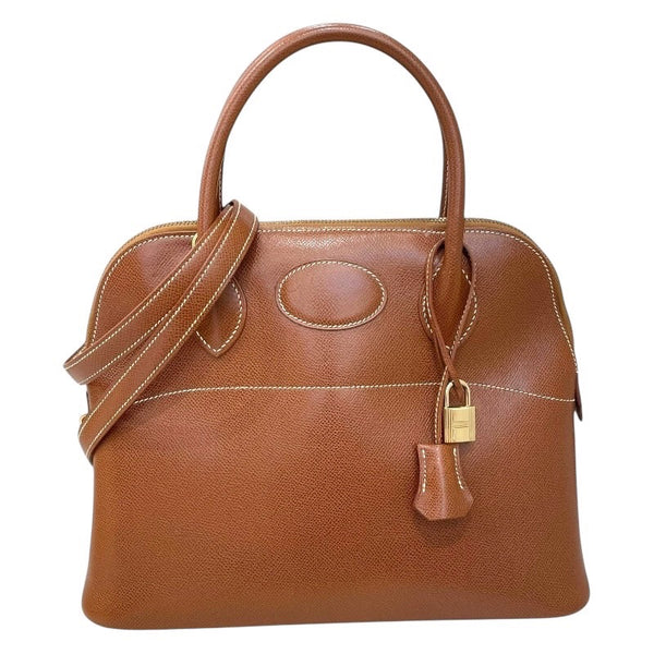 エルメス HERMES ボリード31 □P刻 ノワゼット ヴォーグレネリセ レディース ハンドバッグ