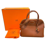 エルメス HERMES ボリード31 □P刻 ノワゼット ヴォーグレネリセ レディース ハンドバッグ
