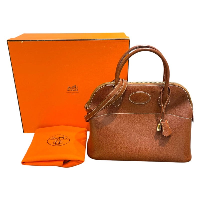 エルメス HERMES ボリード31 □P刻 ノワゼット ヴォーグレネリセ レディース ハンドバッグ