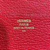 エルメス HERMES ベアンスフレ □P刻 レッド　ゴールド金具 リザード レディース 長財布