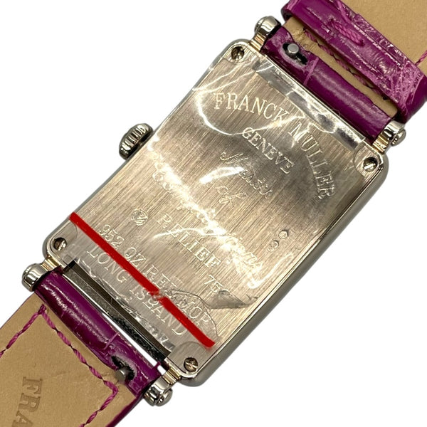 フランク・ミュラー FRANCK MULLER ロングアイランド レリーフホワイトシェル 952QZRELMOP ホワイトシェル K18WG ユニセックス 腕時計