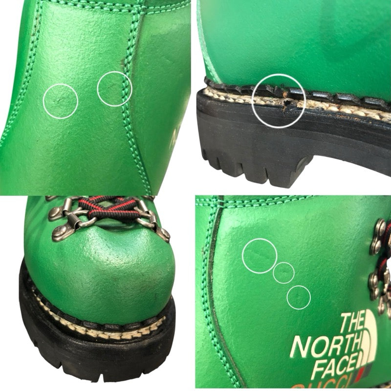 グッチ GUCCI ×THENORTHFACE　トレッキングブーツ 679926 レザー レディース ブーツ