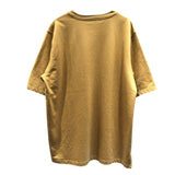 エルメス HERMES レザーミニパッチＴシャツ イエロー コットン メンズ 半袖Ｔシャツ