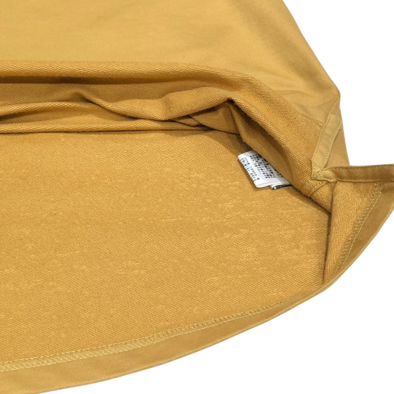 エルメス HERMES レザーミニパッチＴシャツ イエロー コットン メンズ 半袖Ｔシャツ