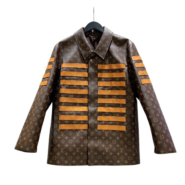 ルイ・ヴィトン LOUIS VUITTON ×NIGO モノグラム総柄ミリタリージャケット HML07W モノグラム ポリエステル メンズ ミリタリージャケット