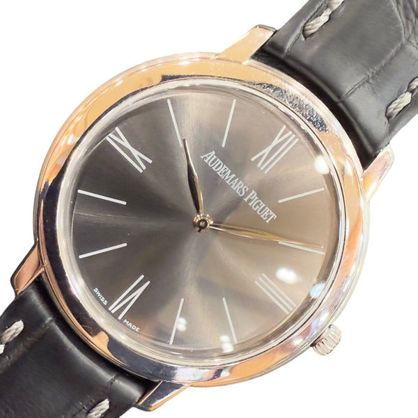 オーデマ・ピゲ AUDEMARS PIGUET ジュールオーデマ エクストラフラット 15126BC.OO.D002CR.01 K18ホワイトゴールド メンズ 腕時計