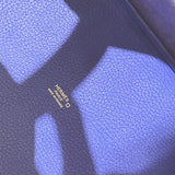 エルメス HERMES ピコタンロックタッチMM A刻 ブルーエレクトリック シルバー金具 トリヨン/アリゲーターマット レディース ハンドバッグ