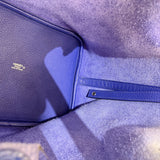 エルメス HERMES ピコタンロックタッチMM A刻 ブルーエレクトリック シルバー金具 トリヨン/アリゲーターマット レディース ハンドバッグ