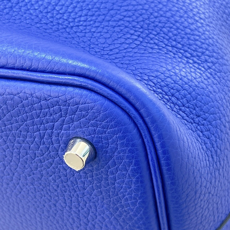 エルメス HERMES ピコタンロックタッチMM A刻 ブルー