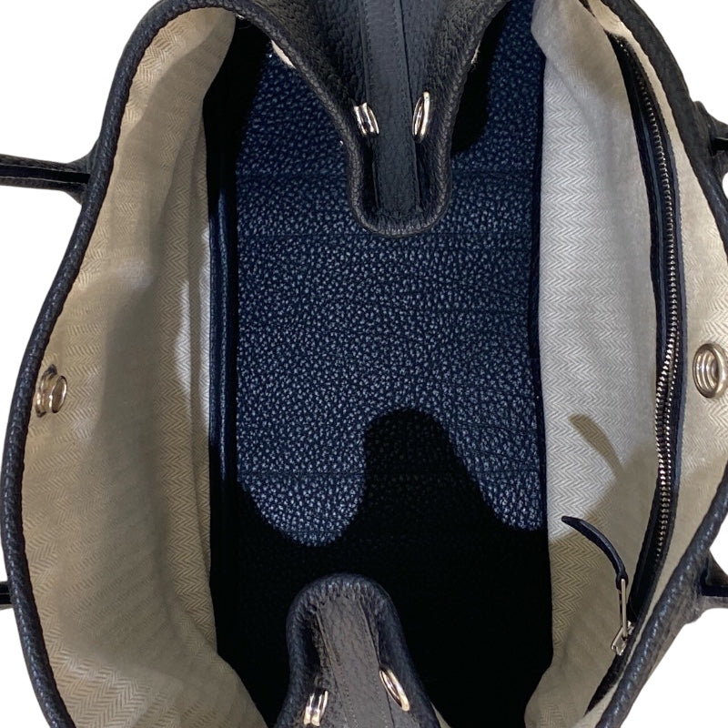 エルメス HERMES ガーデンパーティTPM ▢P刻（2012年製） ブラック ネゴンダ レディース ハンドバッグ