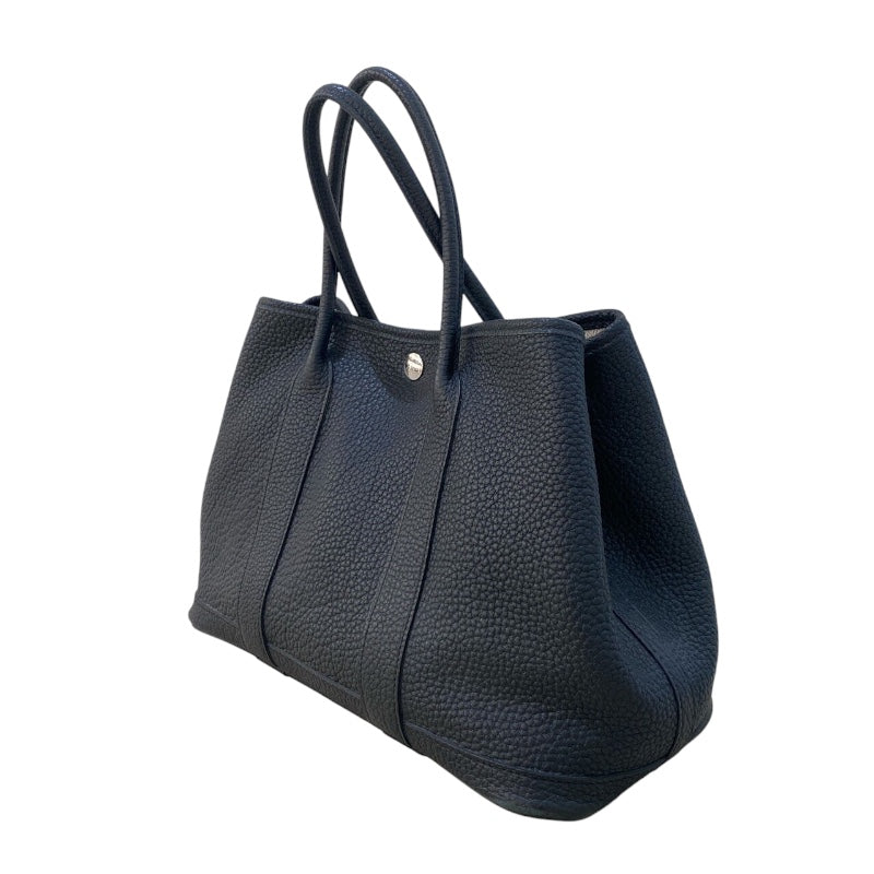 エルメス HERMES ガーデンパーティTPM ▢P刻（2012年製） ブラック ネゴンダ レディース ハンドバッグ