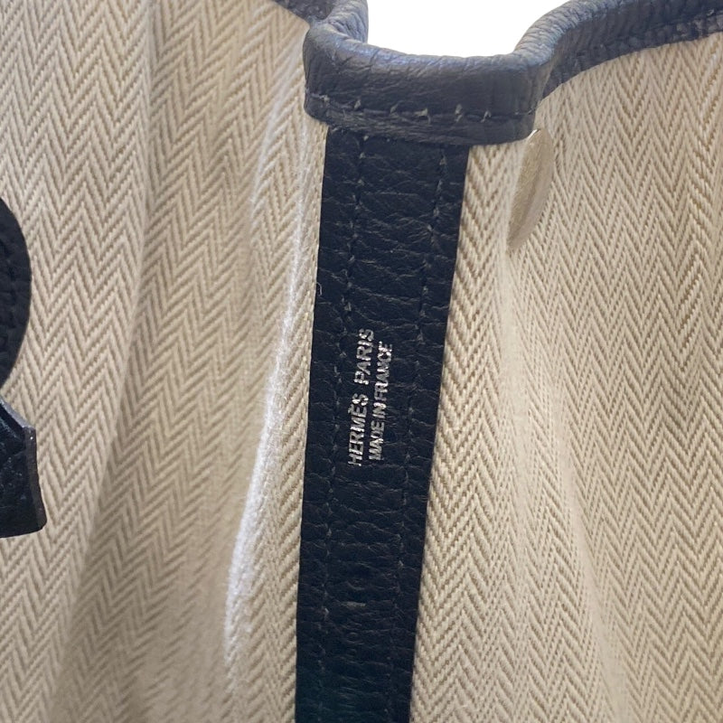 エルメス HERMES ガーデンパーティTPM A刻 ブラック ネゴンダ レディース ハンドバッグ