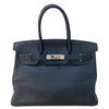 エルメス HERMES バーキン30 □L刻印　(2008年製) ブラック/SV金具 トリヨン レディース ハンドバッグ