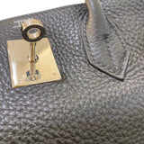 エルメス HERMES バーキン30 □L刻印　(2008年製) ブラック/SV金具 トリヨン レディース ハンドバッグ