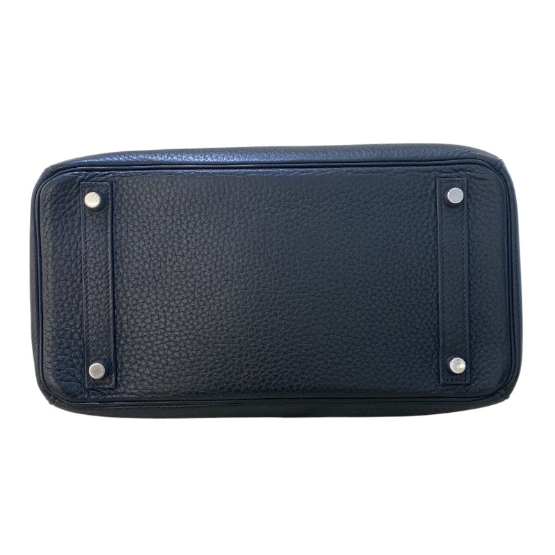 エルメス HERMES バーキン30 □L刻印　(2008年製) ブラック/SV金具 トリヨン レディース ハンドバッグ