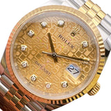 ロレックス ROLEX デイトジャスト36 ホリコン 126233G ゴールド SS×YG メンズ 腕時計