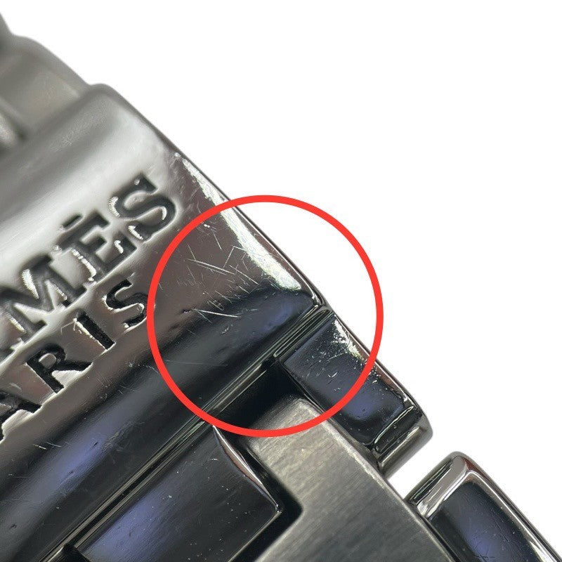 エルメス HERMES クリッパー ホワイトシェル CP1.230 SS レディース 腕時計