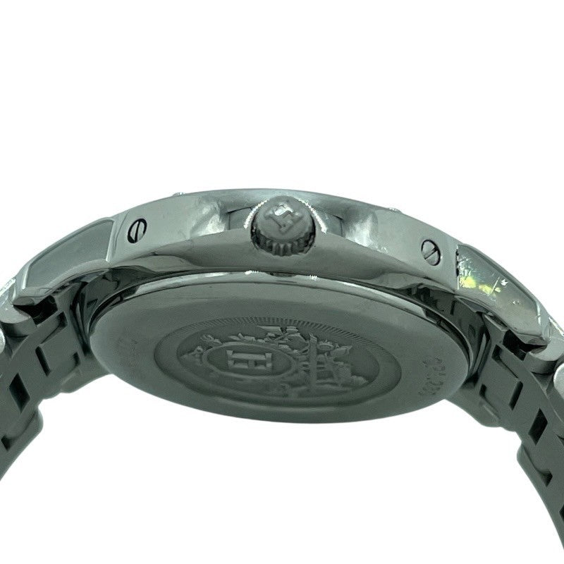 エルメス HERMES クリッパー ホワイトシェル CP1.230 SS レディース 腕時計