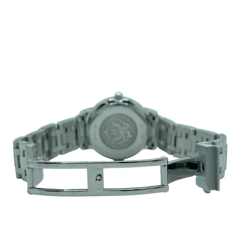 エルメス HERMES クリッパー ホワイトシェル CP1.230 SS レディース 腕時計