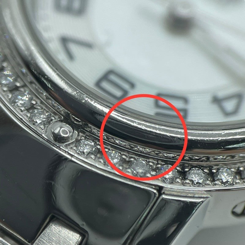 エルメス HERMES クリッパー ホワイトシェル CP1.230 SS レディース 腕時計