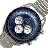 オメガ OMEGA スピードマスター プロフェッショナル ファーストスペースウォーク 3565.80 シルバー×ブルー SS メンズ 腕時計