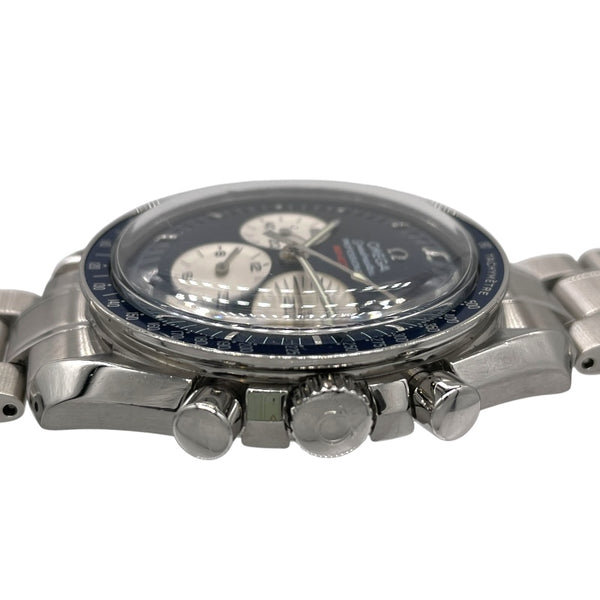 オメガ OMEGA スピードマスター プロフェッショナル ファーストスペースウォーク 3565.80 シルバー×ブルー SS メンズ 腕時計