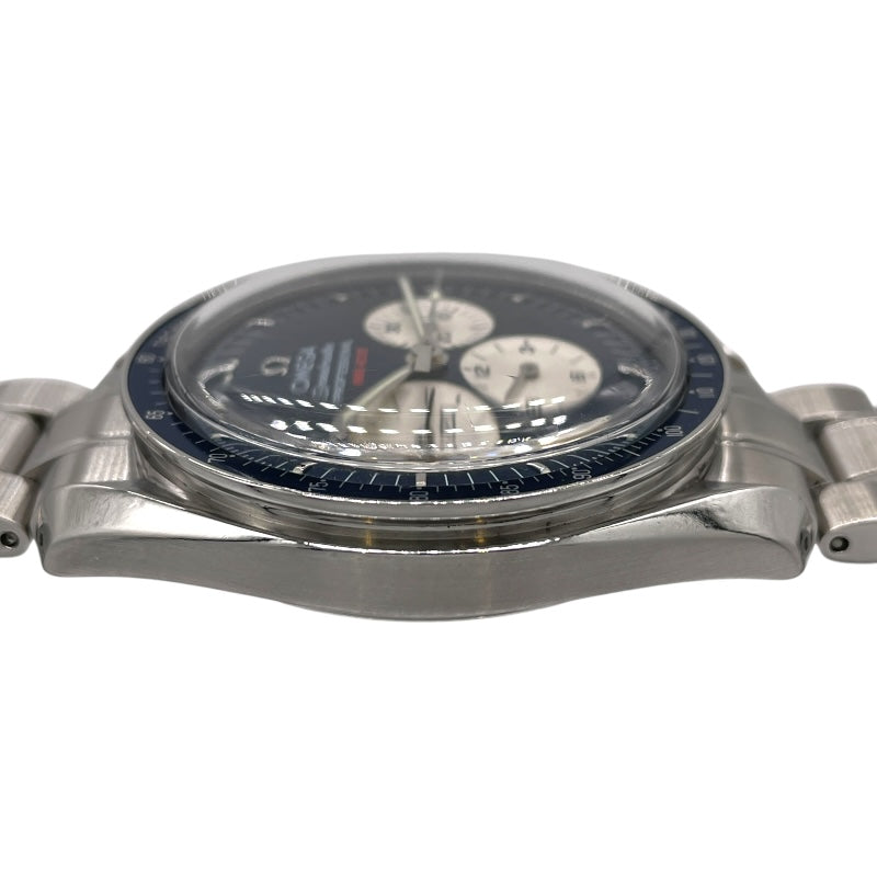 オメガ OMEGA スピードマスター プロフェッショナル ファーストスペースウォーク 3565.80 シルバー×ブルー SS メンズ 腕時計